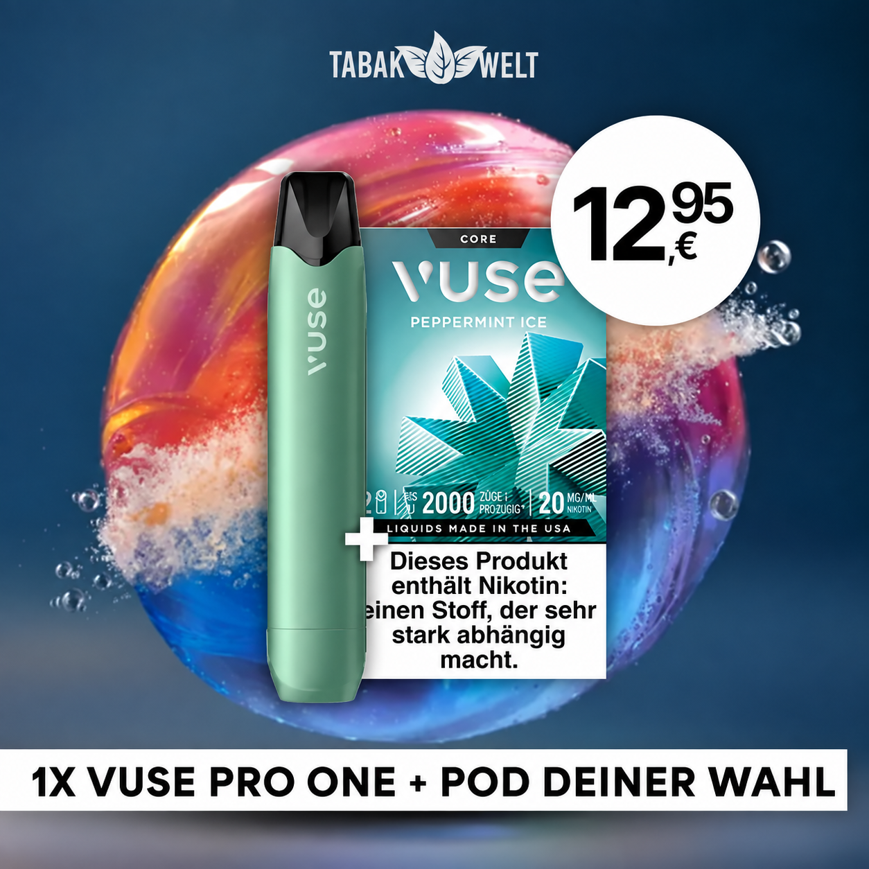 Vuse Pro One Pen Aqua + 1x Pod