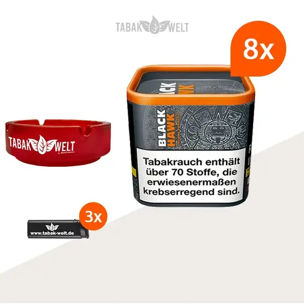black-hawk-american-blend-volumentabak-8x-dose-mit-aschenbecher