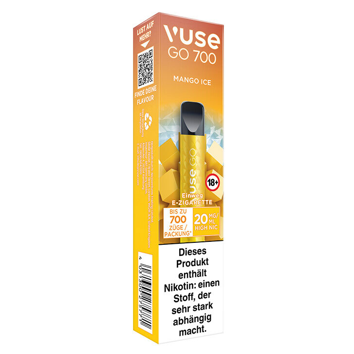 Vuse Go 700 Mango Ice 20mg Einweg E-Zigarette