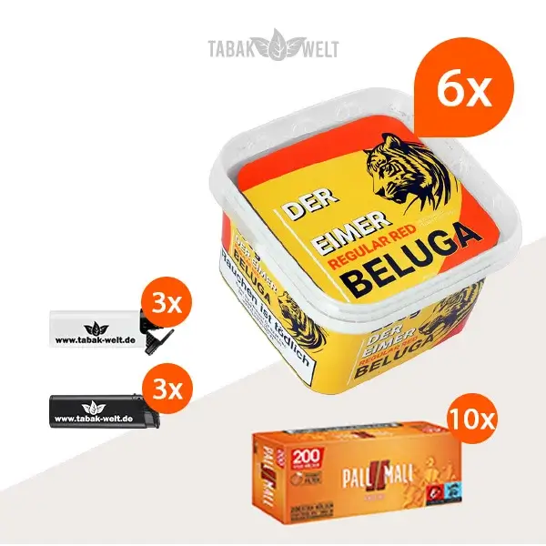 beluga-red-pfeifentabak-regular-6x-eimer-mit-2000-extra-huelsen