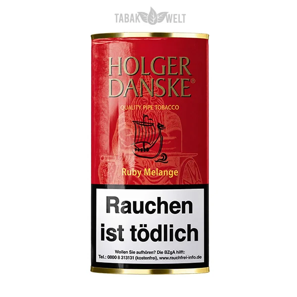 Holger Danske Ruby Melange Pfeifentabak 40 g – Tabak im Originalbeutel