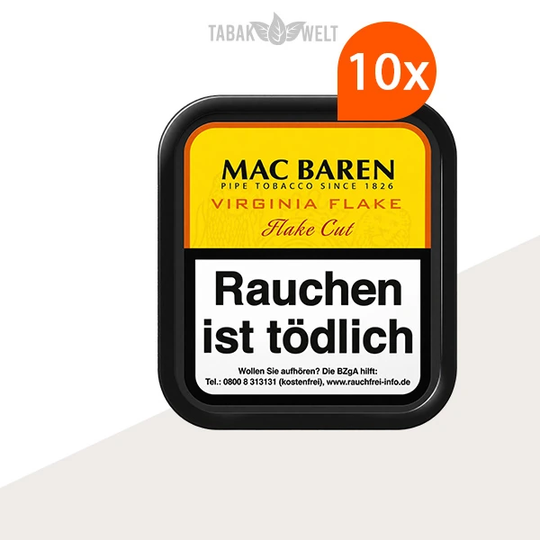 Mac Baren Virginia Flake 10 Dosen