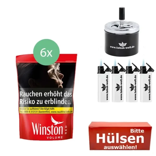 winston-tabak-red-xxl-6-x-beutel-mit-waehlbaren-filterhuelsen-und-drehaschenbecher winston-tabak-red-xxl-6-x-beutel-mit-waehlbaren-filterhuelsen-und-drehaschenbecher