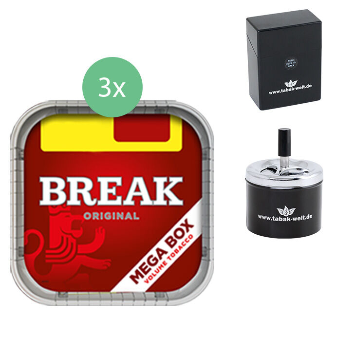 Break Original 3 x 150g mit Aschenbecher