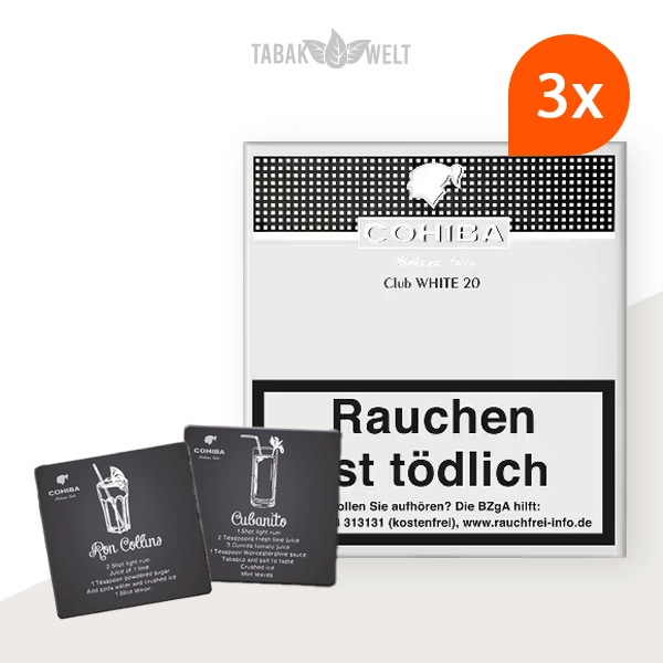 3x-cohiba-white-club-zigarillos-2x-untersetzer