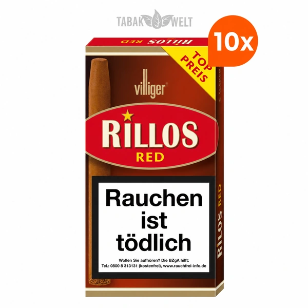 Stange VILLIGER Rillos Zigarillos Red Sweets