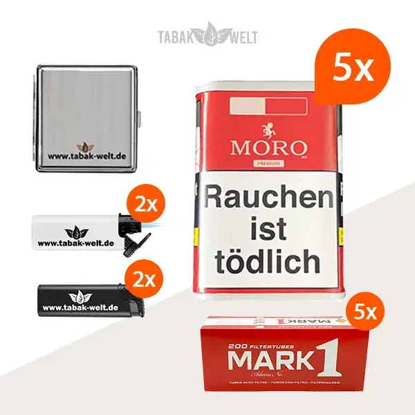 moro-red-feinschnitt-tabak-5x-dose-mit-1000-huelsen-und-etui