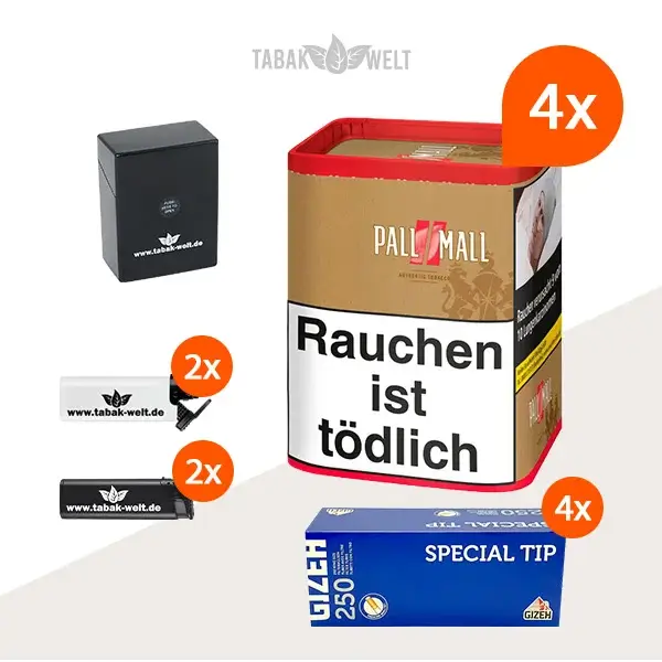 pall-mall-authentic-red-volumentabak-xxl-4x-dose-mit-1000-filterhuelsen-und-etui