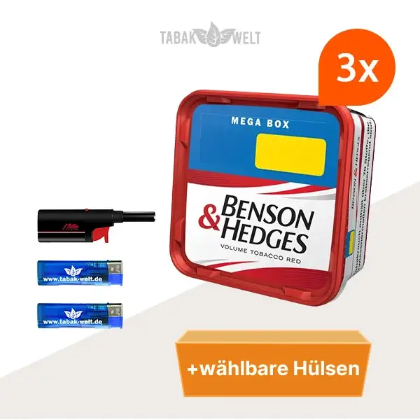 benson-und-hedges-red-volumentabak-3-x-mega-box-mit-1000-wahlbaren-huelsen