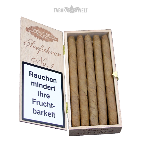 Woermann Cigars Seefahrer Zigarren No. 1 Sumatra Offen