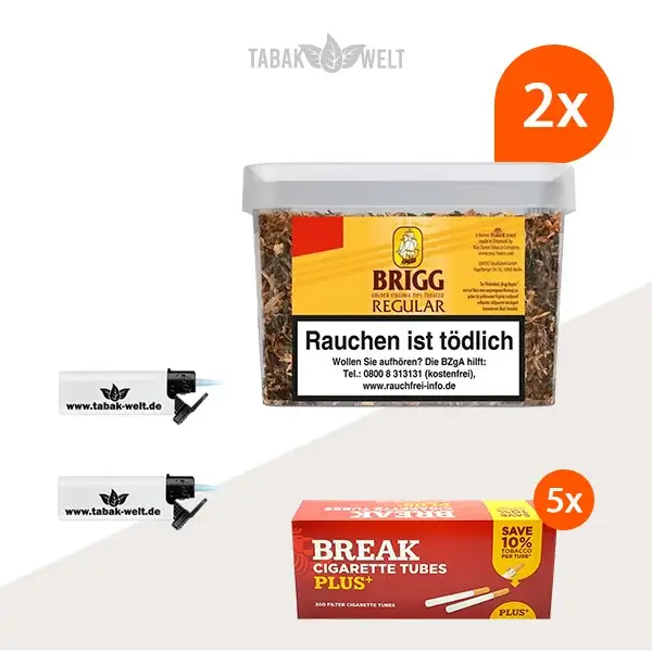 brigg-regular-pfeifentabak-2x-eimer-mit-1000-plus-huelsen