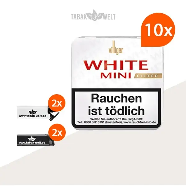 10x-villiger-white-mini-sumatra-filter-zigarillos-mit-feuerzeuge