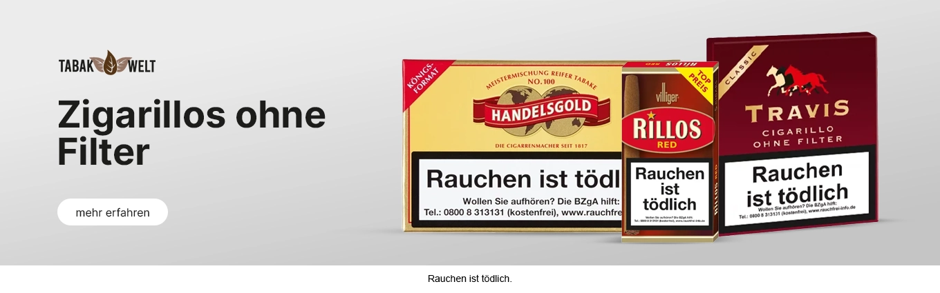zigarillos ohne filter