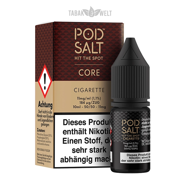 Pod Salt Core E-Liquid Cigarette 10 ml 11 mg/ml – Zigarren