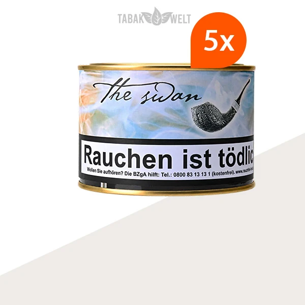 HU Tobacco The Swan Pfeifentabak 5 Dosen