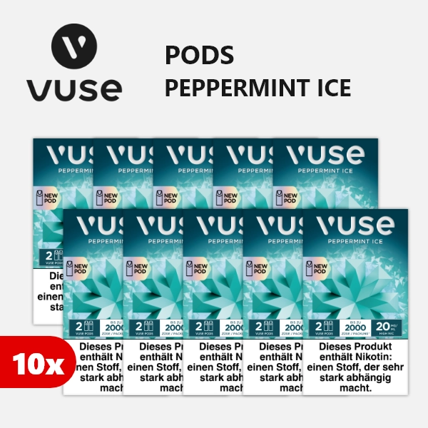 10x VUSE Pods Peppermint Ice