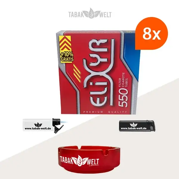 8x-elixyr-king-size-huelsen-550er-4400-stueck-mit-aschenbecher