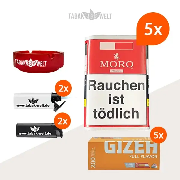 moro-red-feinschnitt-tabak-5x-dose-mit-1000-huelsen-und-aschenbecher