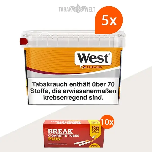 west-yellow-volumentabak-5x-mega-box-mit-2000-plus-huelsen