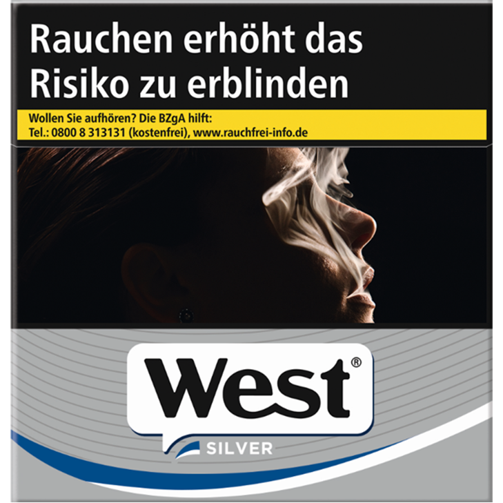 West Zigaretten Silver 5XL 18,90 €