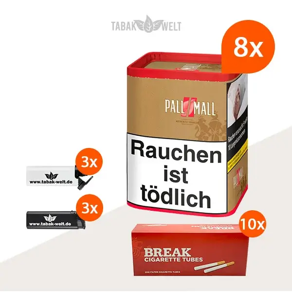 pall-mall-authentic-red-feinschnitt-tabak-8x-dose-mit-2000-king-size-filterhuelsen