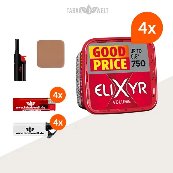 elixyr-red-rot-volumentabak-4x-eimer-mit-feuerzeuge
