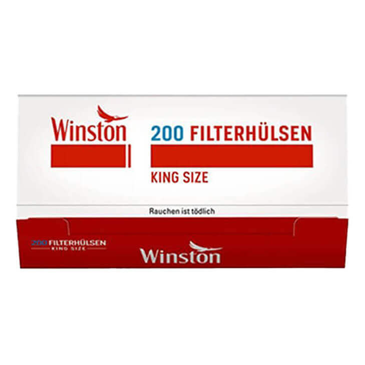Winston Premium Blue 10 x 65g mit 2000 King Size Filterhülsen