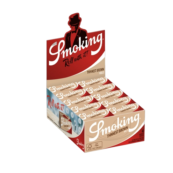 smoking-blaettchen-thinnest-brown-rolls-20-x-4-m-box