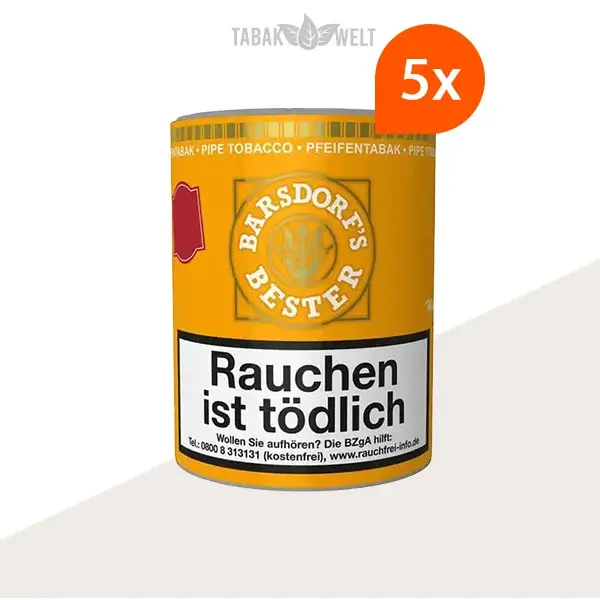 Barsdorf´s Bester Aromatic Mixture Pfeifentabak 5x Dose Barsdorf´s Bester Aromatic Mixture Pfeifentabak 5x Dose