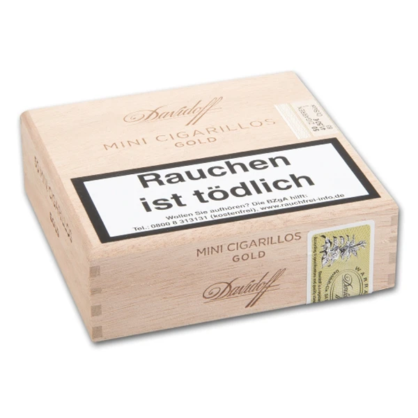 davidoff mini cigarillos gold kiste