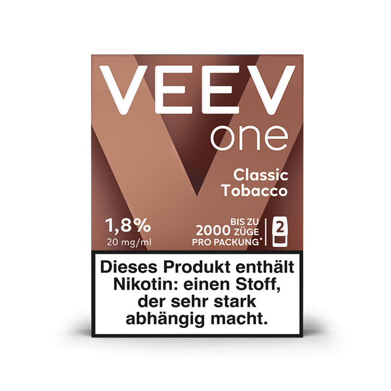 veev one pods classic tobacco packung frontal 