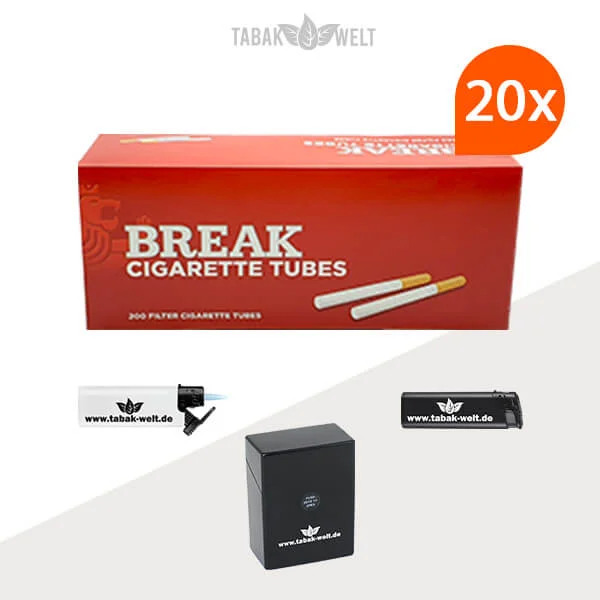 20x Break Hülsen 200er (4000 Stück) mit Etui