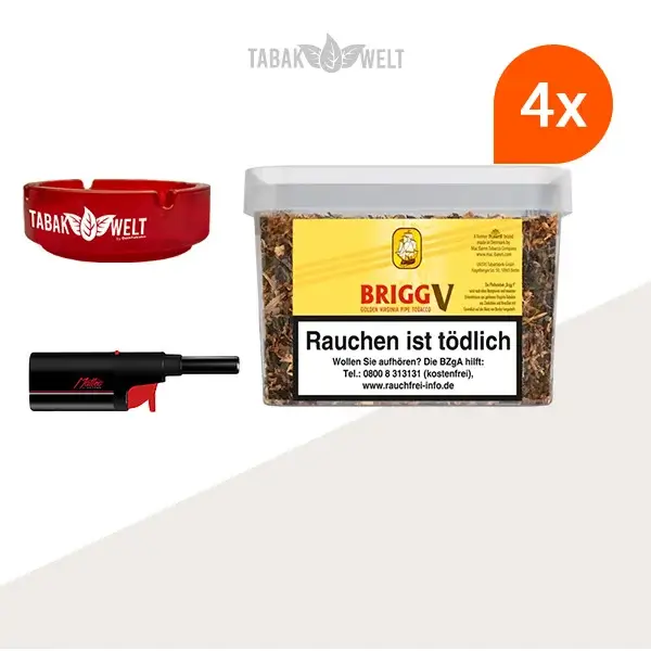 brigg-v-vanilla-pfeifentabak-4x-eimer-mit-stabfeuerzeug