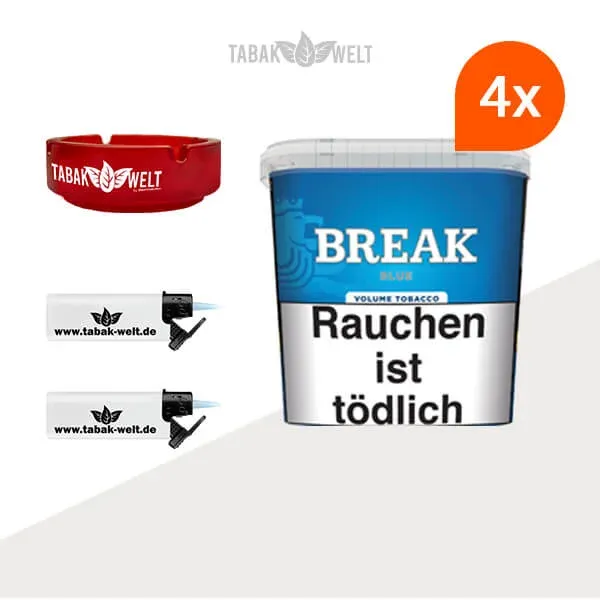 break-blue-volumentabak-4x-giga-box-mit-aschenbecher