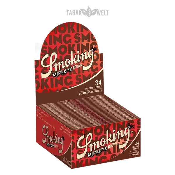 smoking-blaettchen-supreme-brown-50-x-34-blatt-box