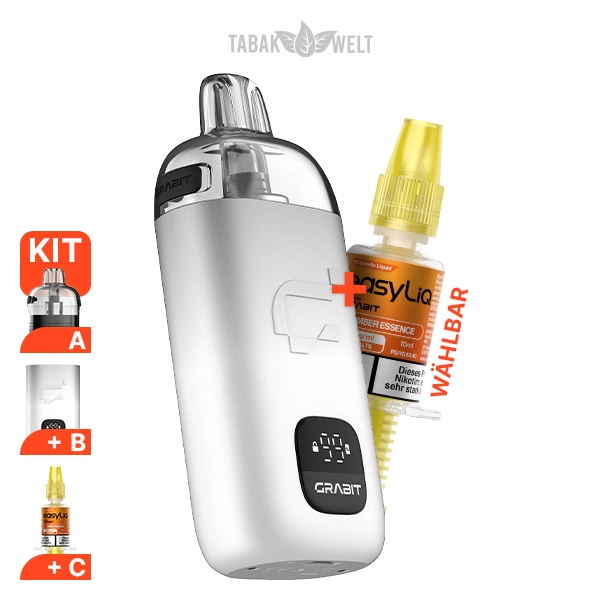 grabit-max-starter-kit-white-silver-inkl-leerpod-liquid-nach-wahl