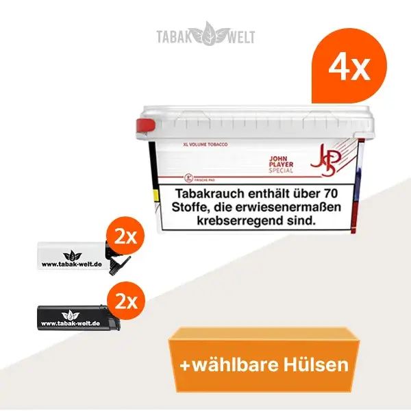 john-player-volumentabak-4x-mega-box-mit-waehlbaren-huelsen
