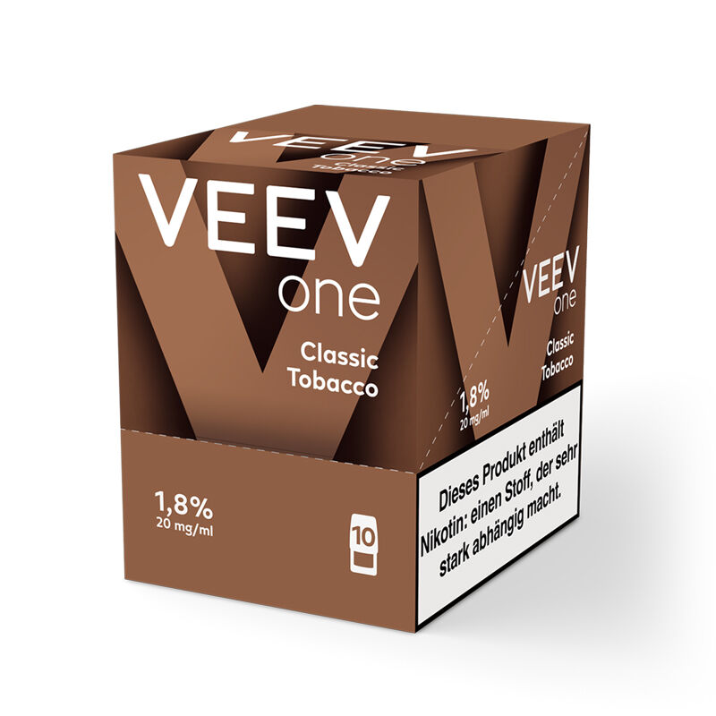 veev one pods classic tobacco multipack 10 pods in kiste