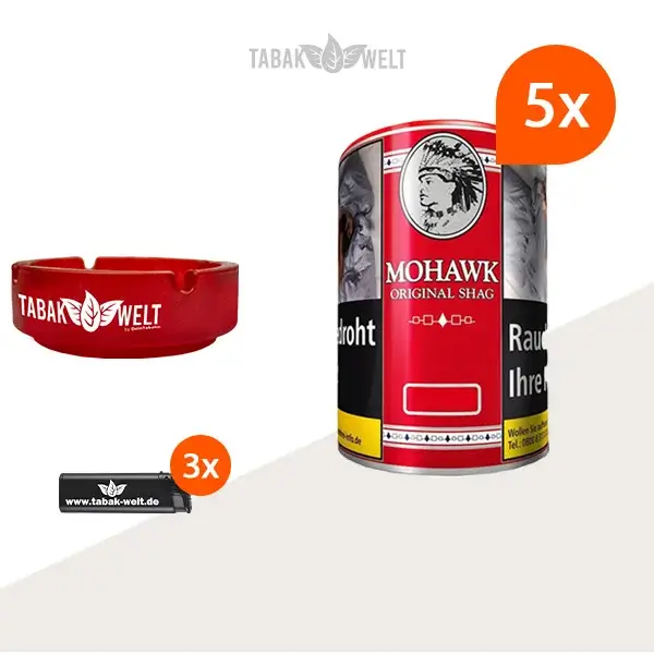 mohawk-original-shag-feinschnitt-tabak-5x-dose-mit-aschenbecher