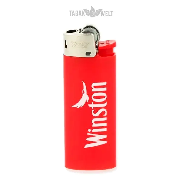 Winston BIC Reibradfeuerzeug Rot