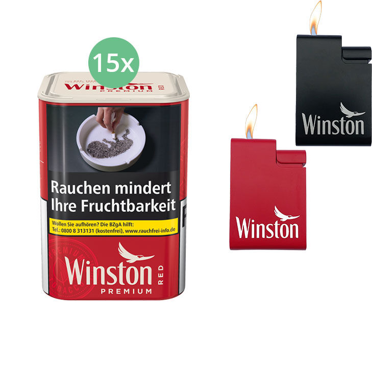 Winston Premium Red 15 x 70g ohne Hülsen