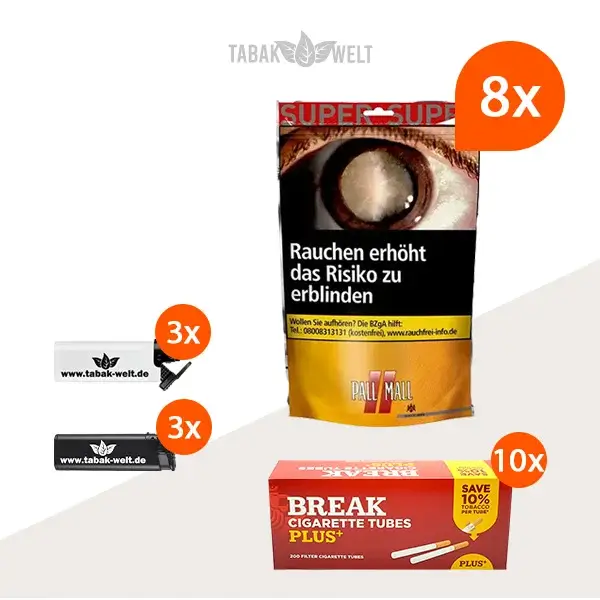 pall-mall-allround-red-volumentabak-8x-super-beutel-mit-2000-plus-huelsen