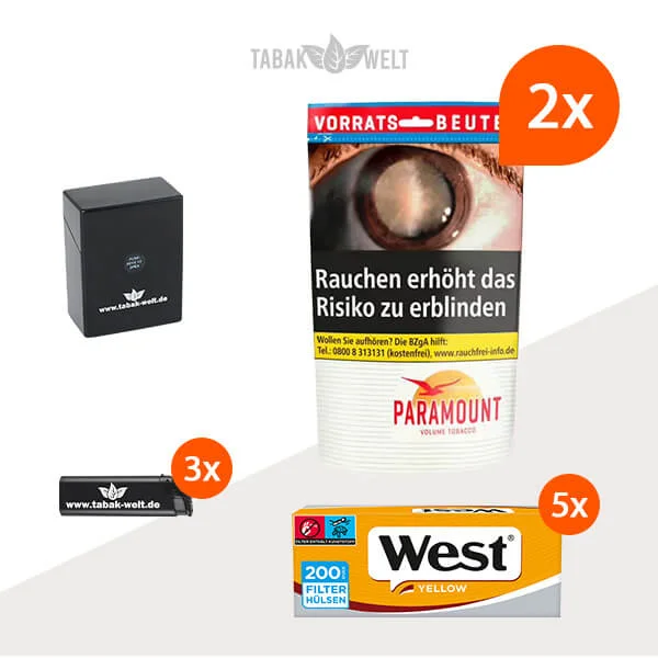 paramount-volumentabak-2x-beutel-mit-1000-west-filterhuelsen-und-feuerzeugen