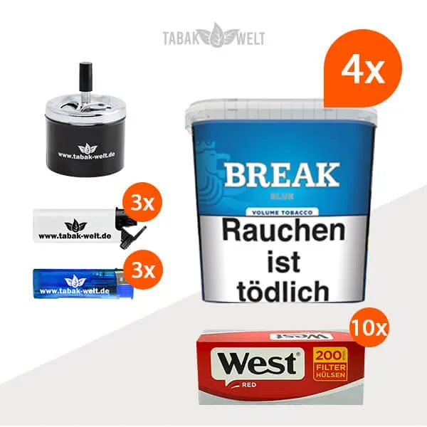 break-blue-volumentabak-4x-giga-box-mit-2000-king-size-filterhuelsen