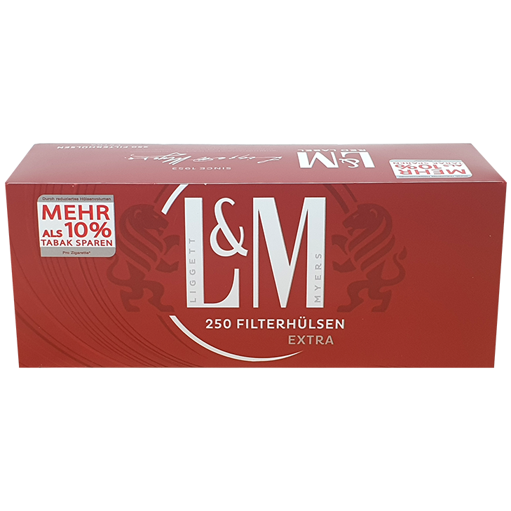 L&M Red Big Box 4 x 120g mit 1000 Extra Size Hülsen