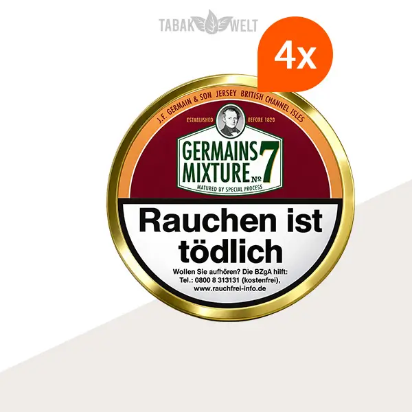 Germain’s Mixture No. 7 Pfeifentabak – 4 Dosen