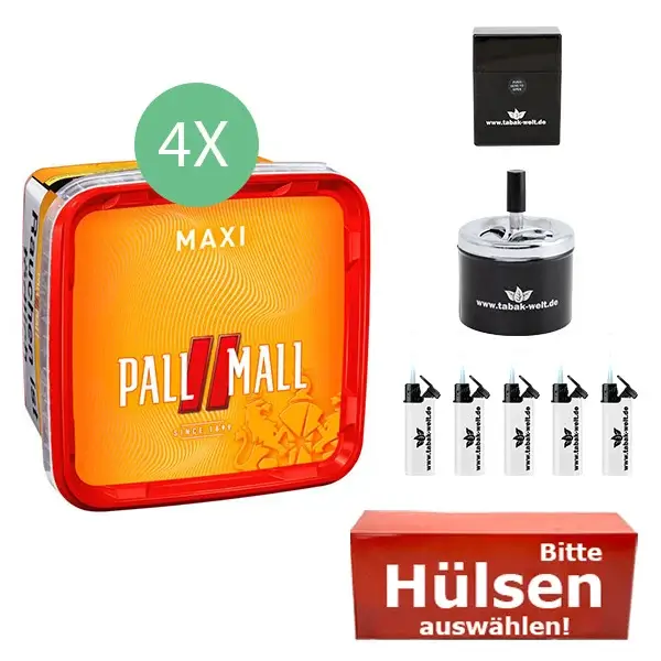 4 x Pall Mall Mix Box mit Aschenbecher