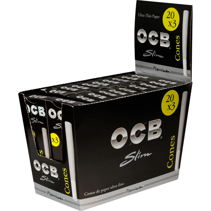 OCB Cones Slim Premium 20 x 3 Stück