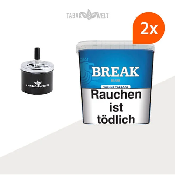 break-blue-volumentabak-2x-giga-box-mit-drehaschenbecher break-blue-volumentabak-2x-giga-box-mit-drehaschenbecher
