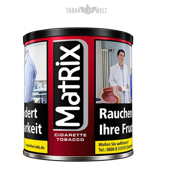 Matrix Red Feinschnitt in großer Tabakpackung